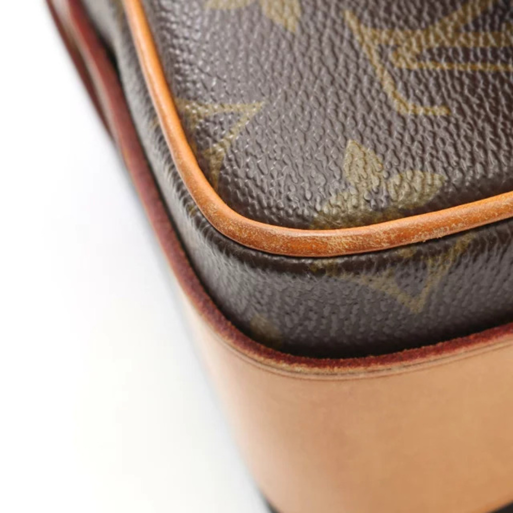 Louis Vuitton Cartouchiere Leather Monogram Brown Canvas Bag Shoulder - Picture 7 of 10